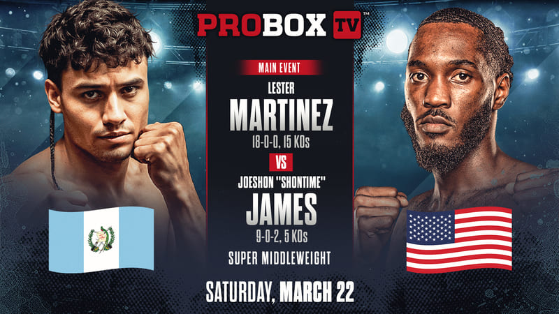 CONTENDER SERIES | Martinez vs James